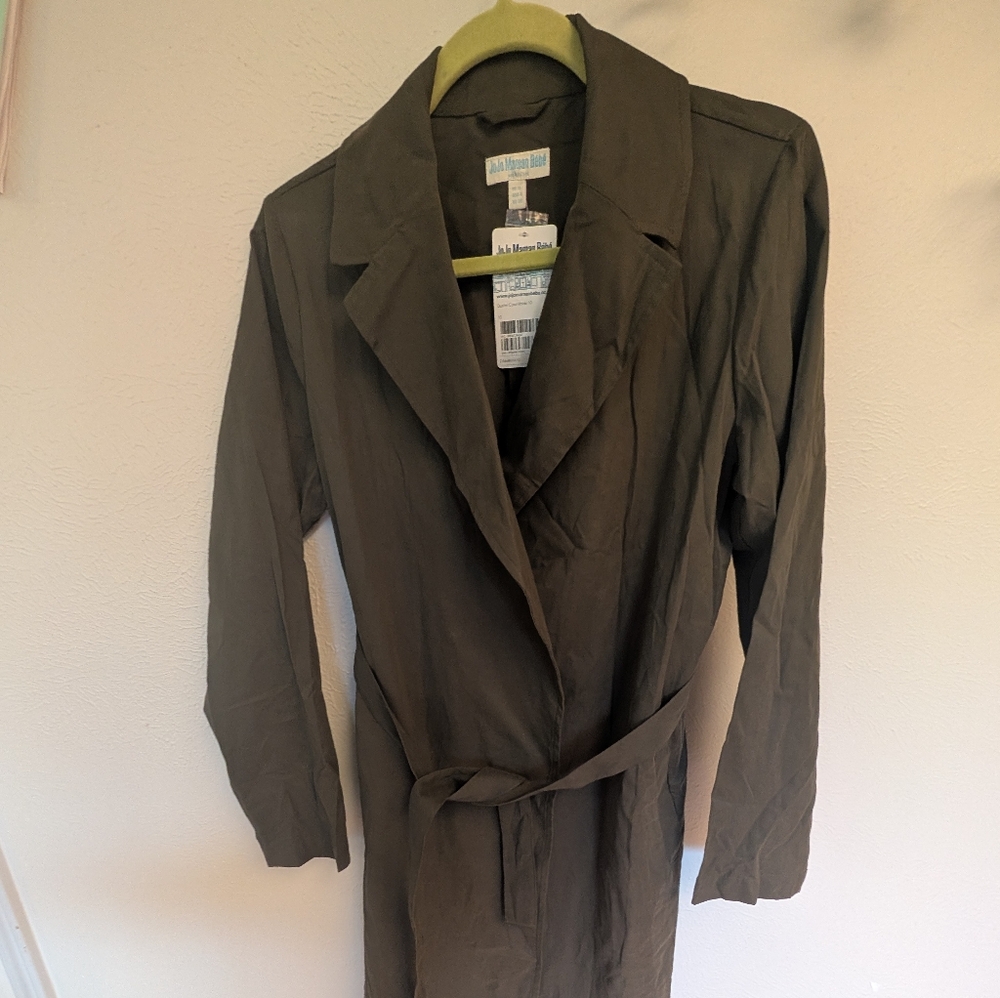 JoJo Maman Bebe Khaki Trench Coat